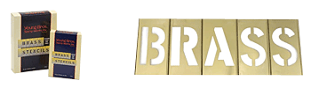 Brass Adjustable Interlocking Stencils